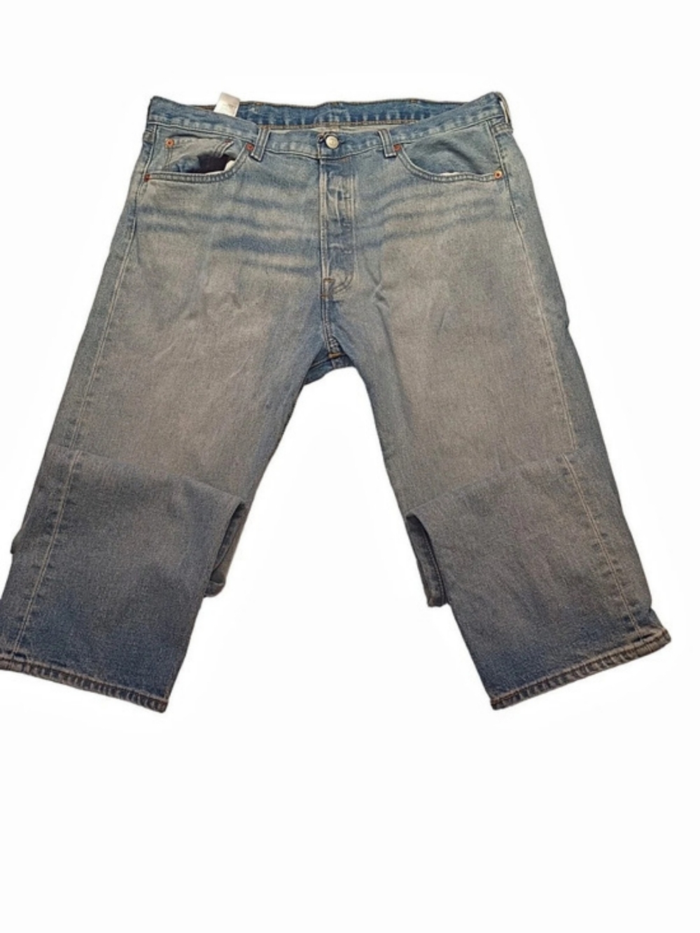 Levi's 501 Men's Straight Jeans Waist 38 L30 Blue - Picture 3 of 6